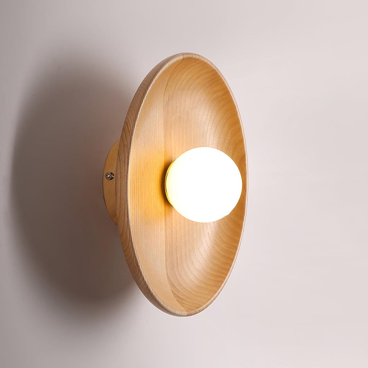 Timber Halo Wall Light