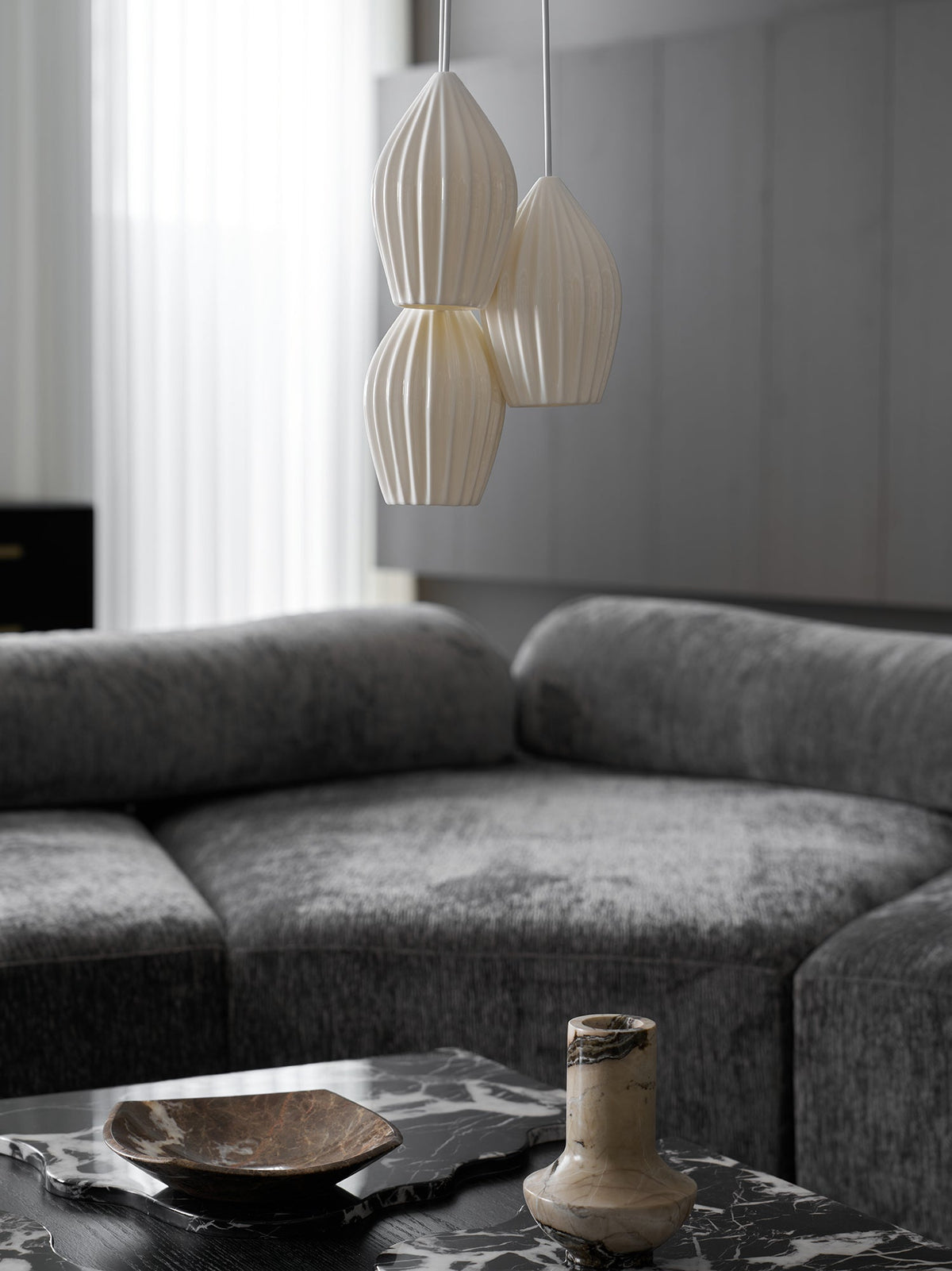 Folio Ceramic Pendant Light