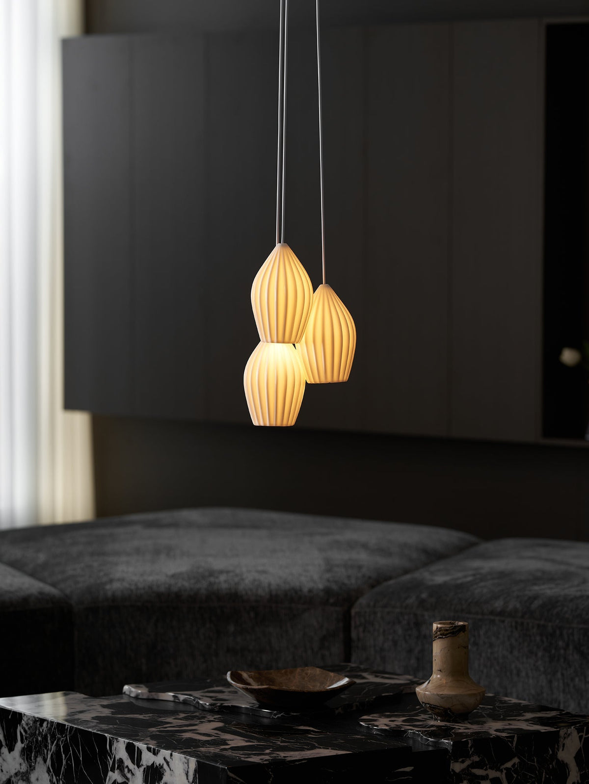 Folio Ceramic Pendant Light