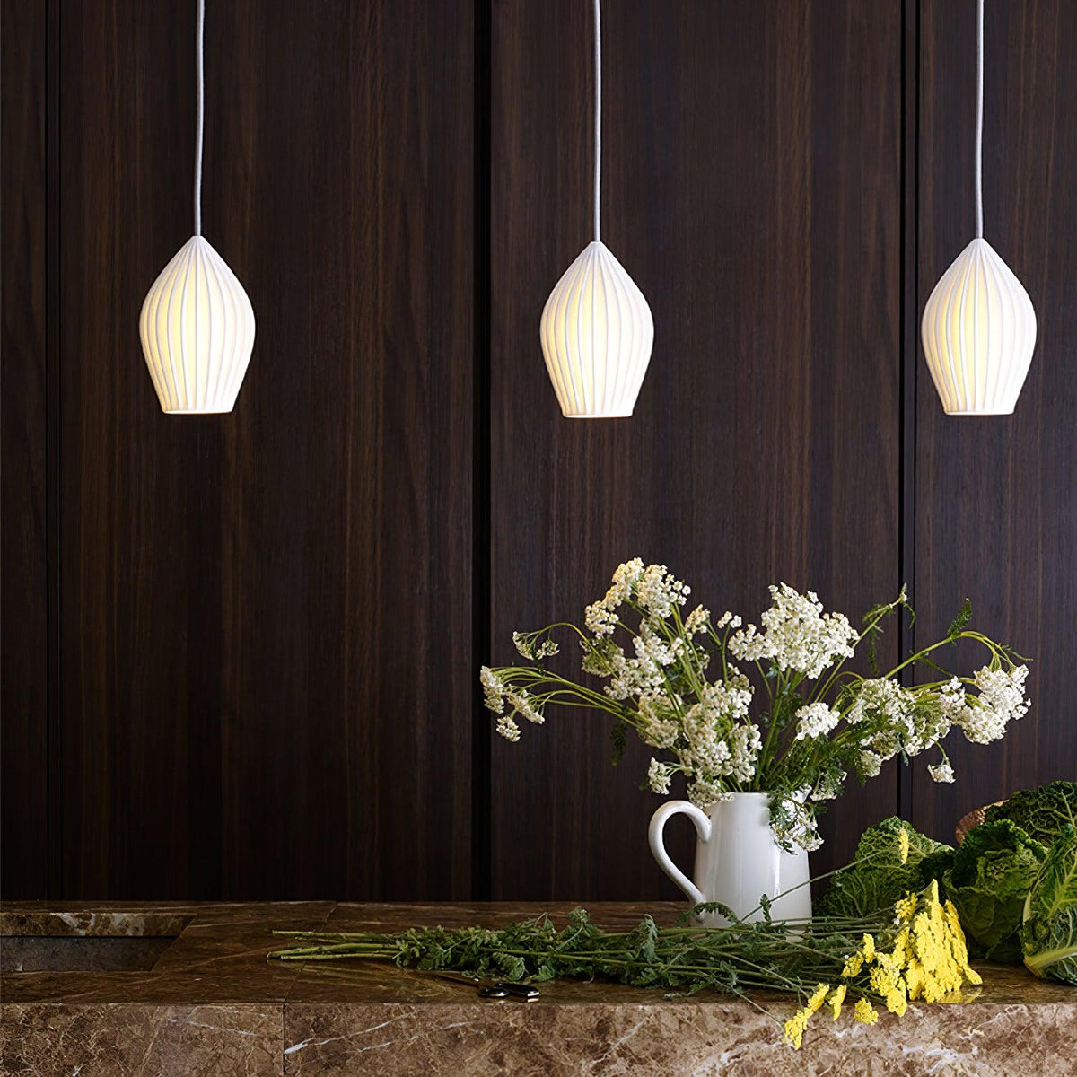 Folio Ceramic Pendant Light