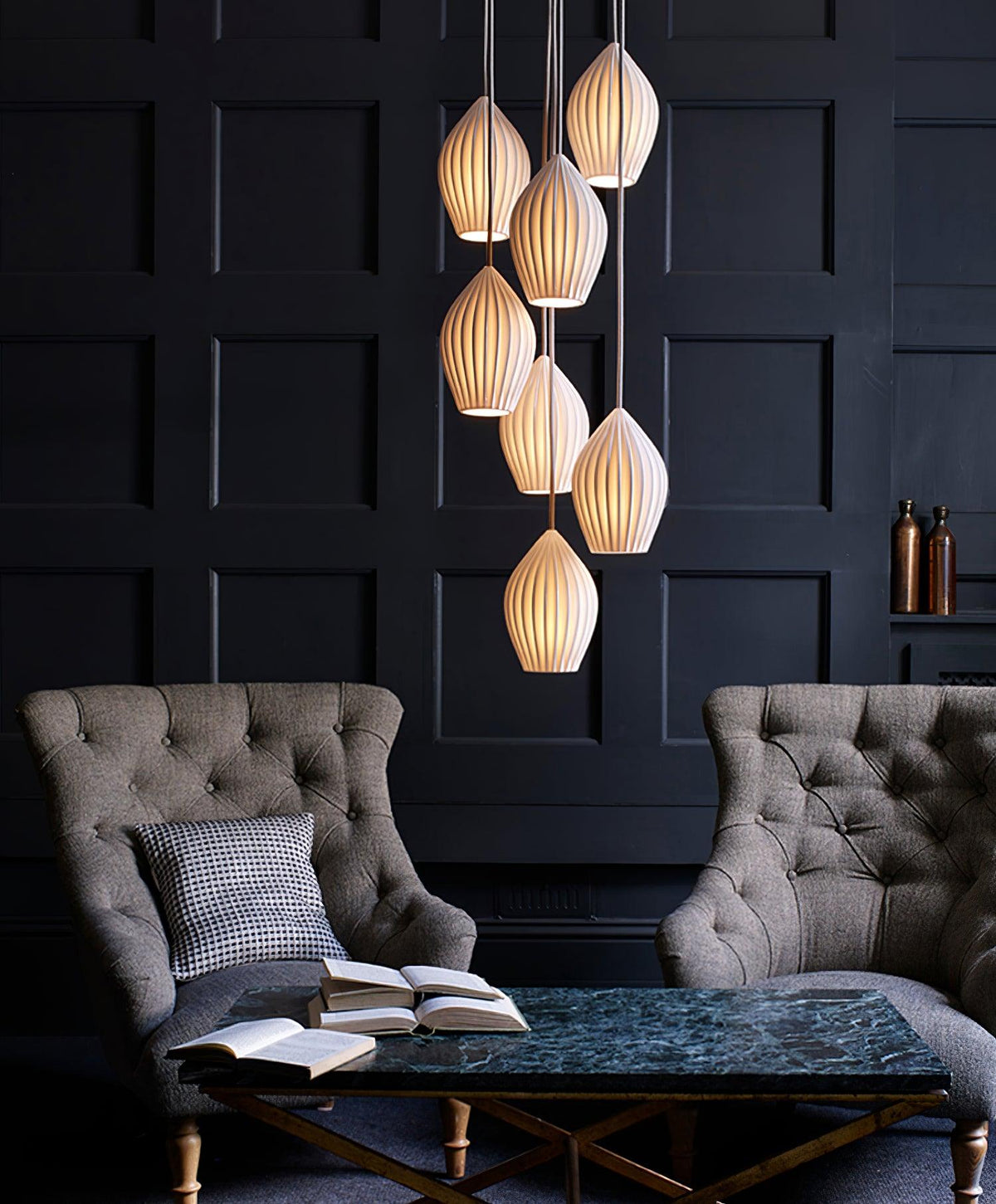 Folio Ceramic Pendant Light