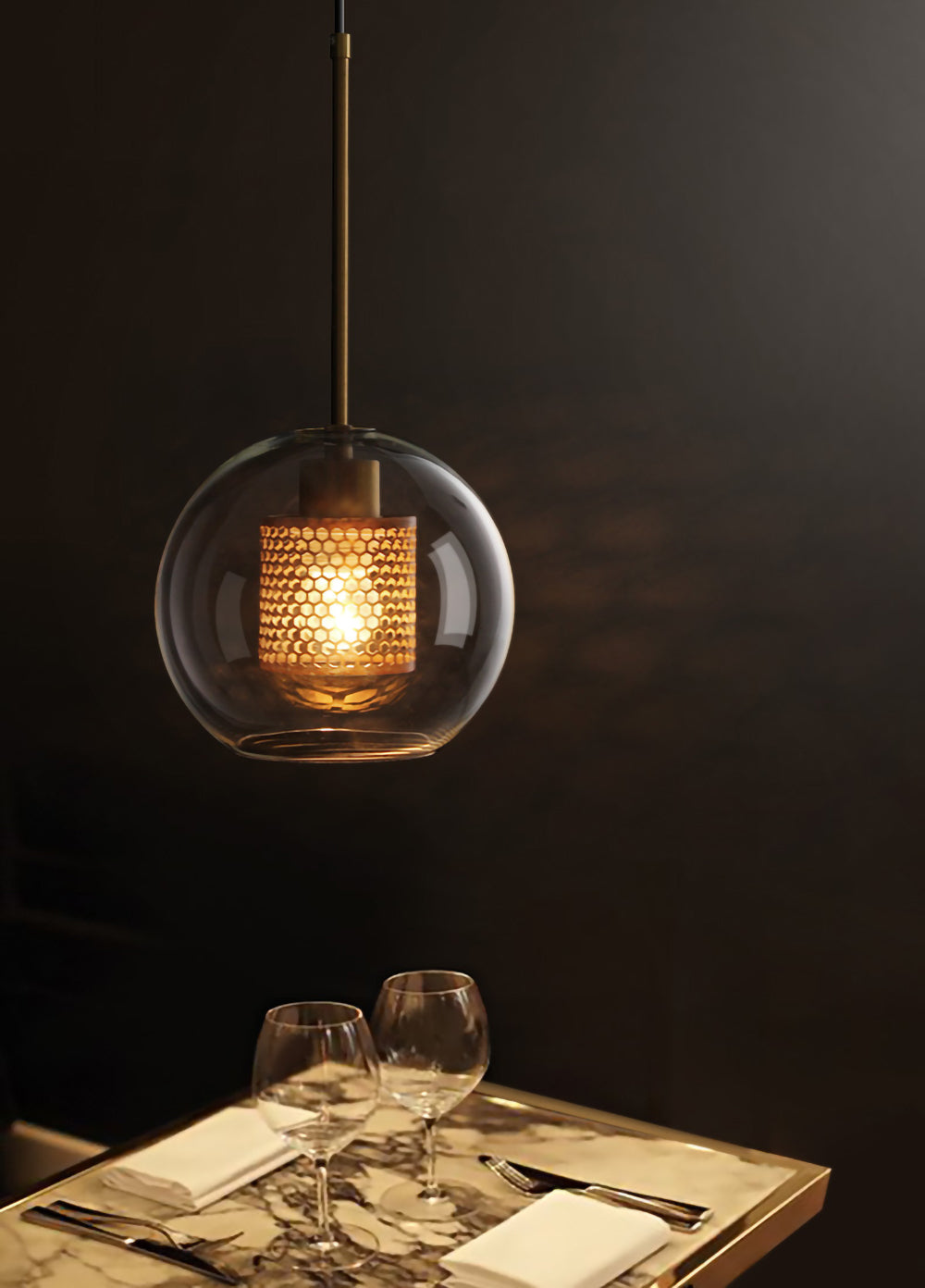 Clear Cluster Pendant Light