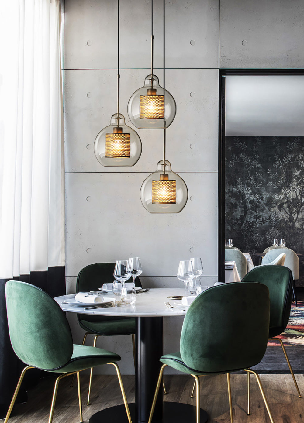 Clear Cluster Pendant Light