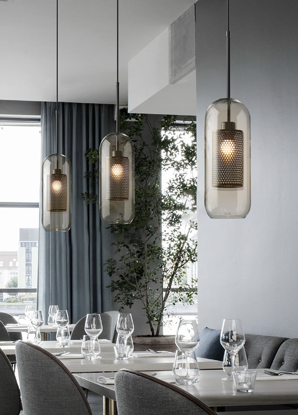 Clear Cluster Pendant Light