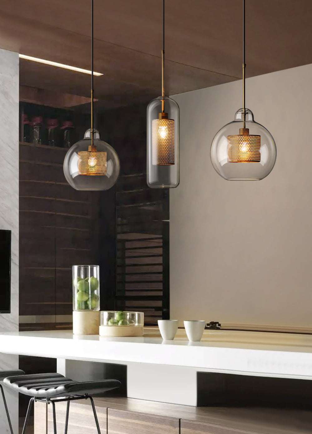 Clear Cluster Pendant Light