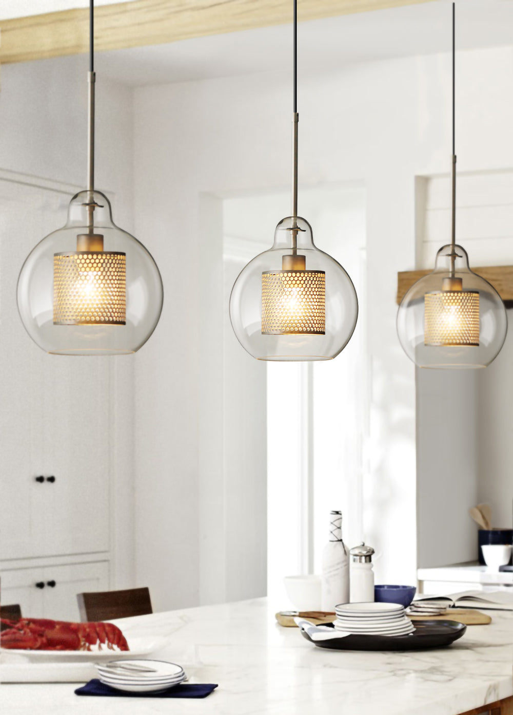 Clear Cluster Pendant Light