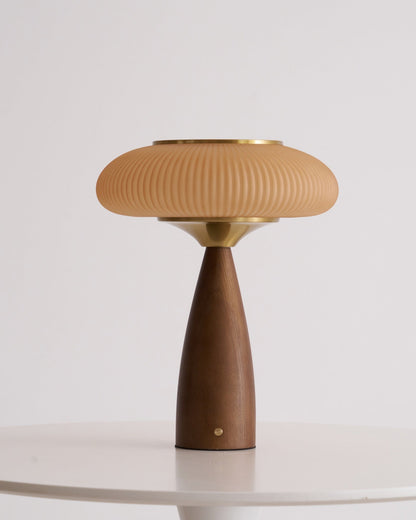 Reed Timber Table Lamp