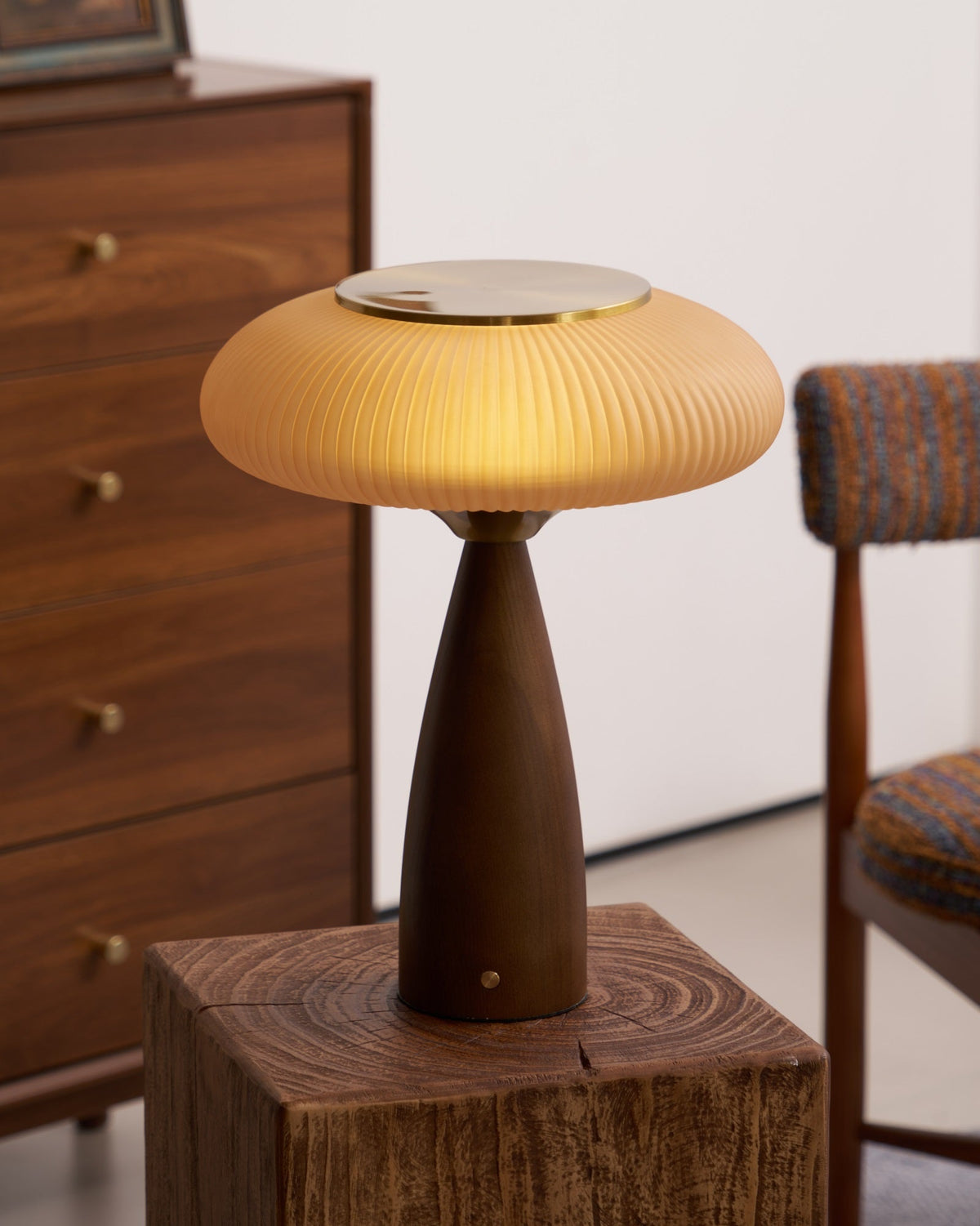 Reed Timber Table Lamp