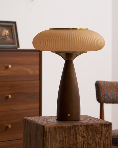 Reed Timber Table Lamp