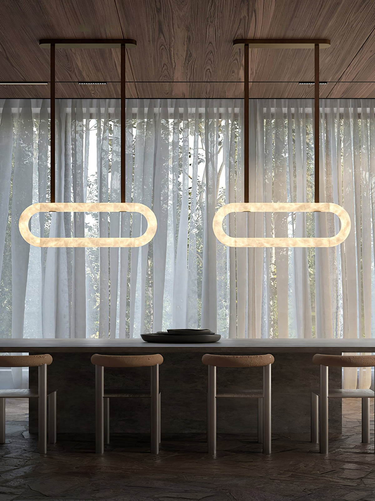 Contour Oval Chandelier