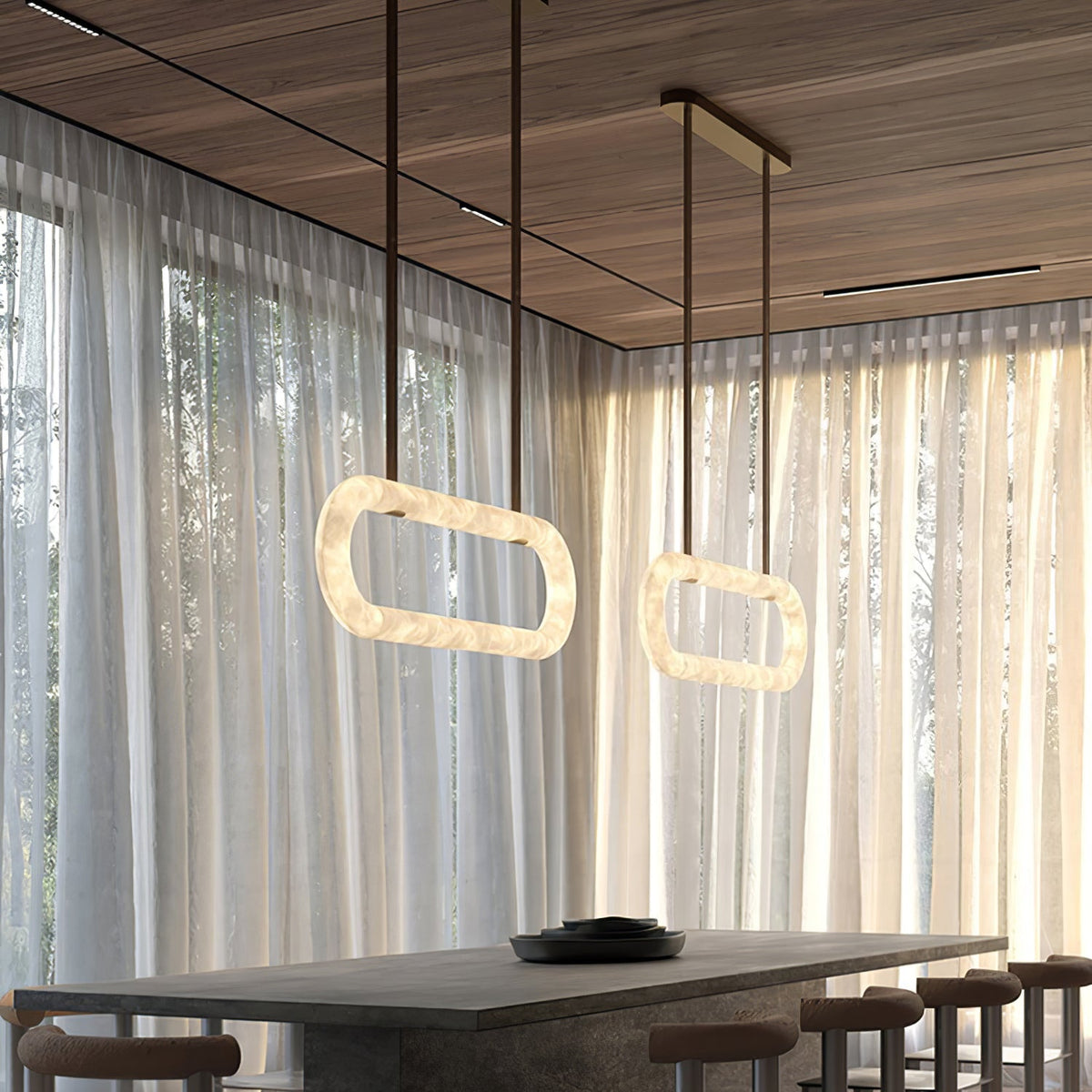 Contour Oval Chandelier