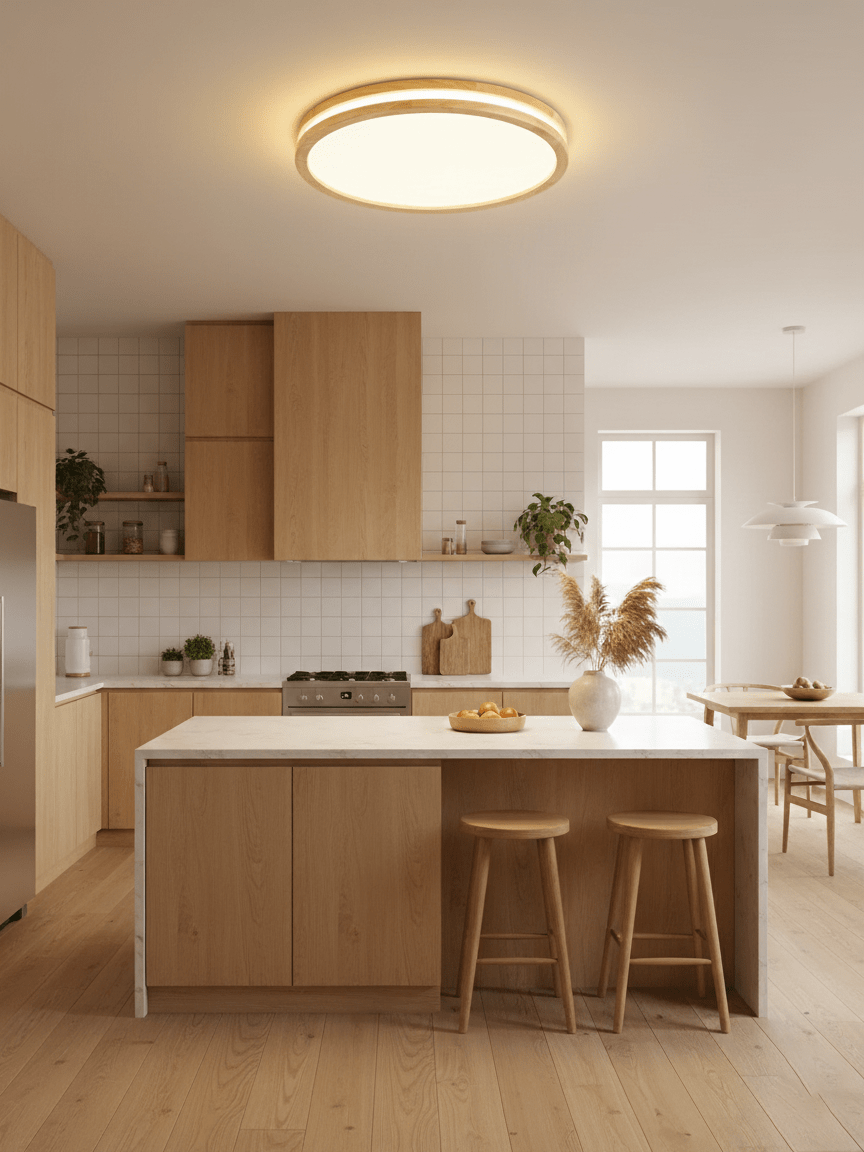 Double Rim Ceiling Light