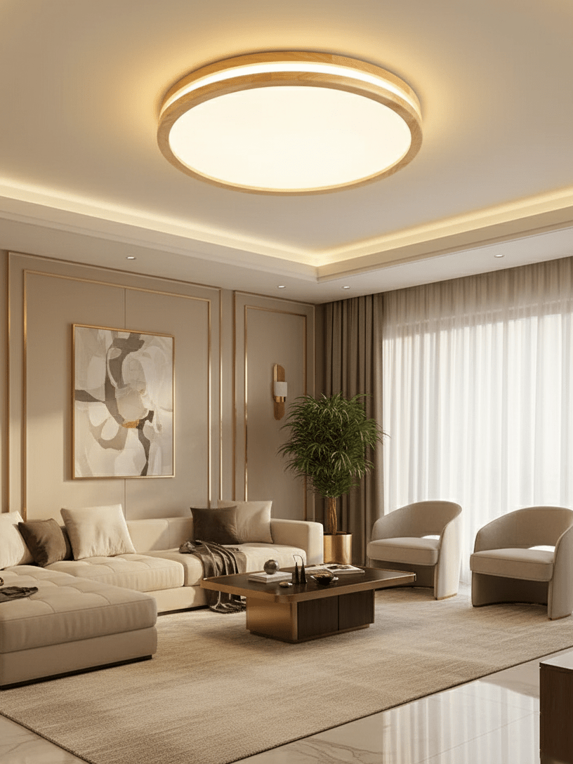 Double Rim Ceiling Light