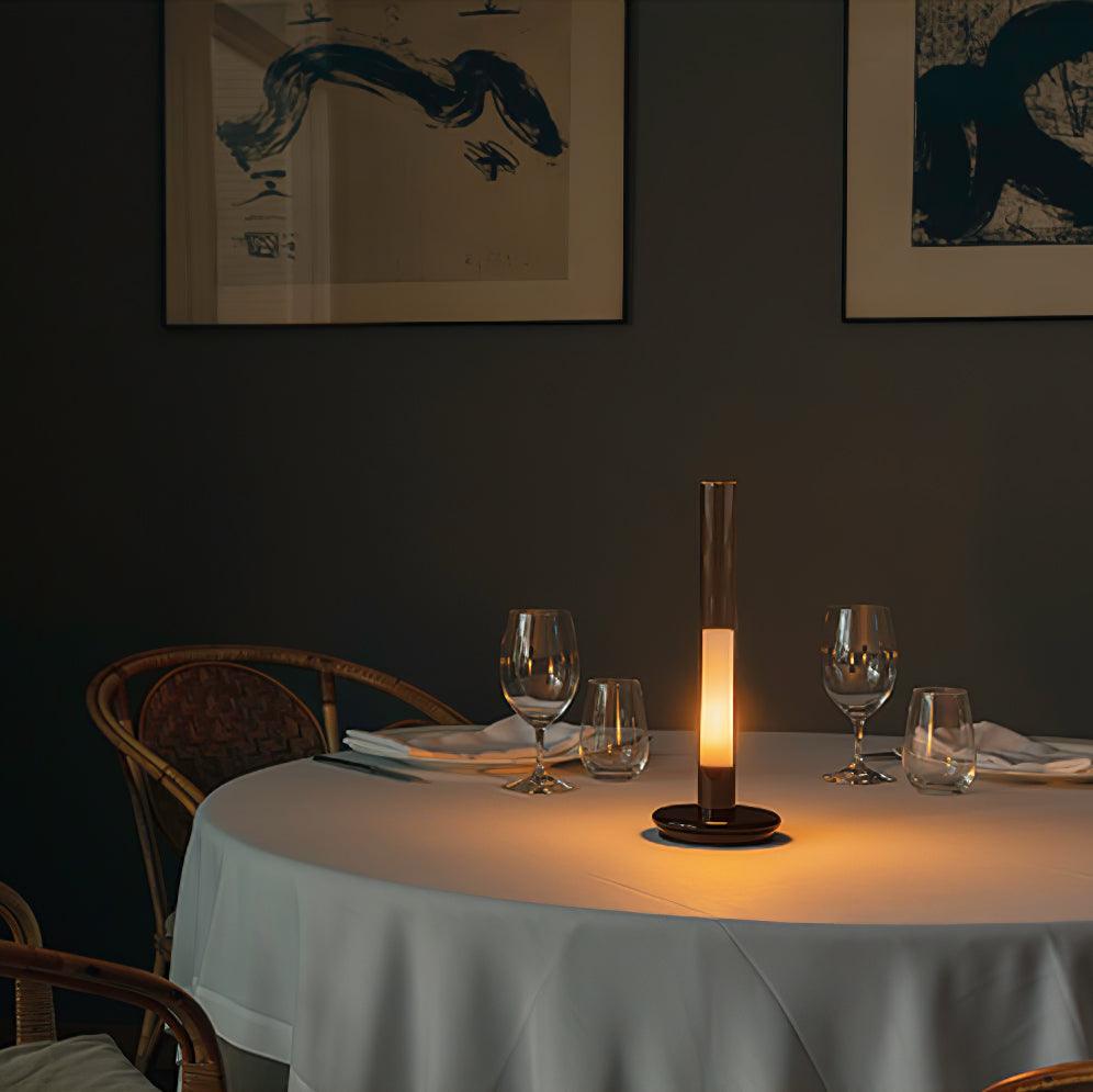 Fine Column Portable Table Lamp