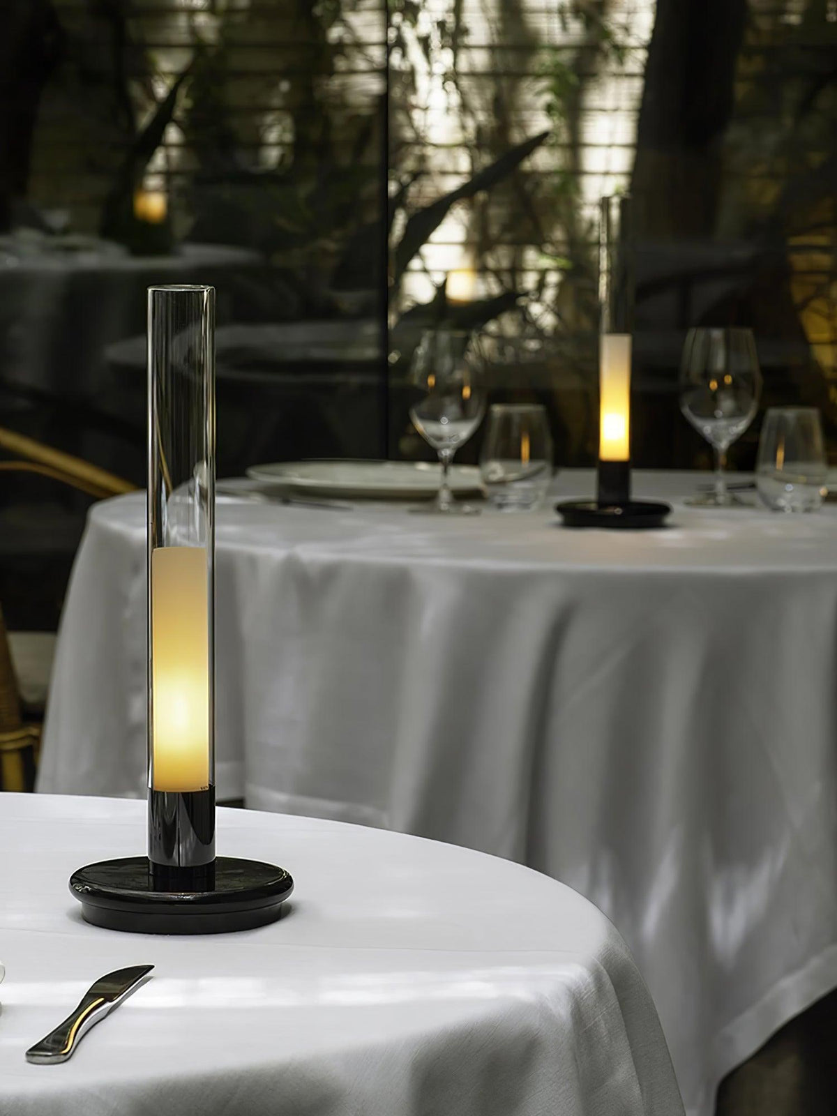 Fine Column Portable Table Lamp