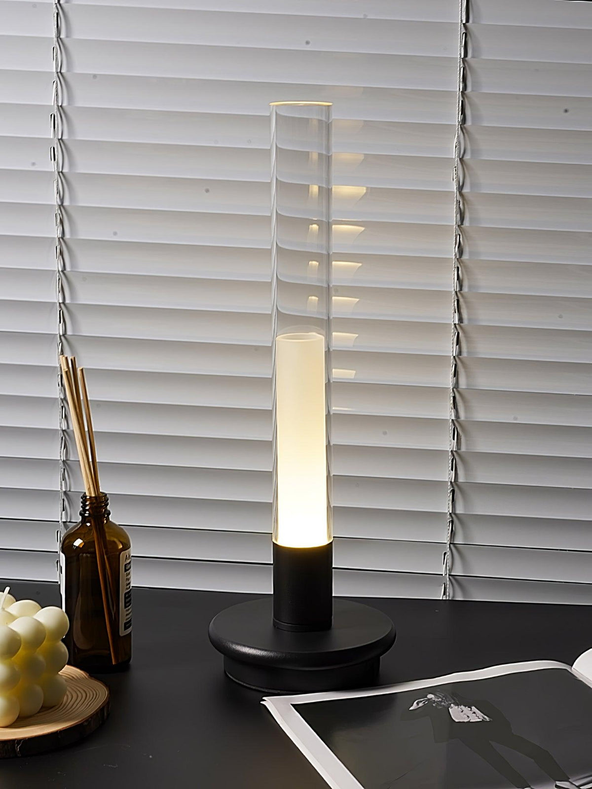 Fine Column Portable Table Lamp
