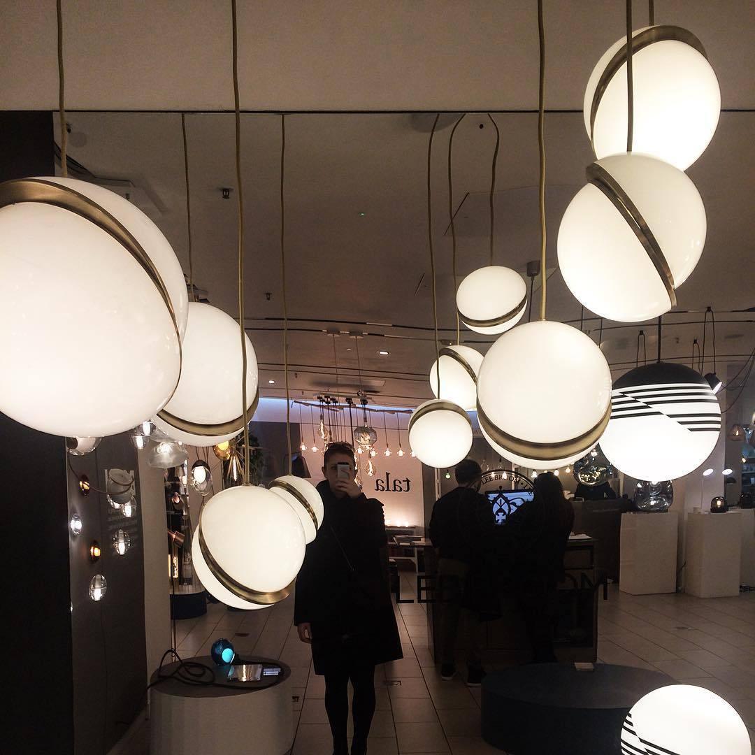 Tilt Disc Pendant Light