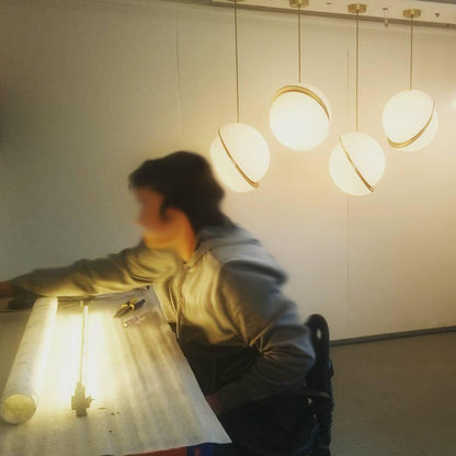 Tilt Disc Pendant Light