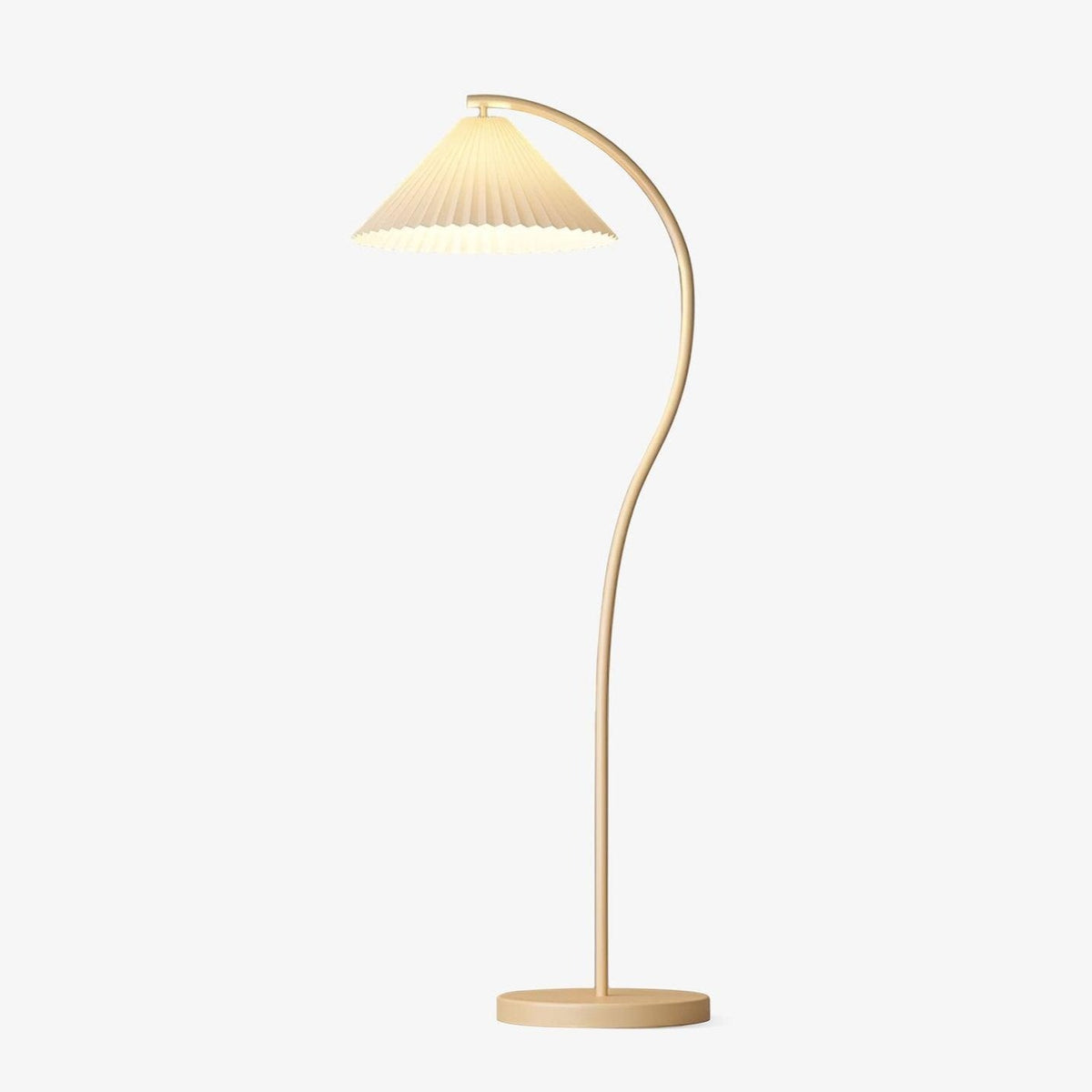 Arc Pleat Floor Lamp