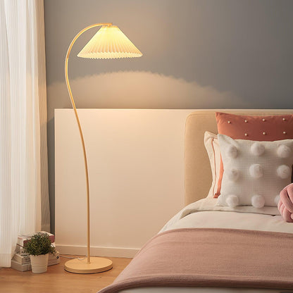 Arc Pleat Floor Lamp