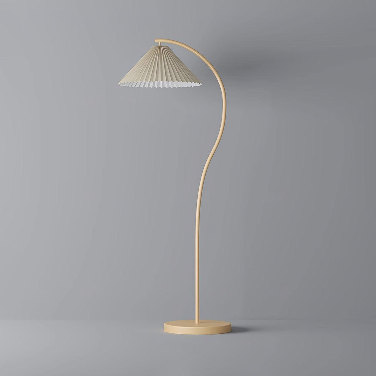 Arc Pleat Floor Lamp