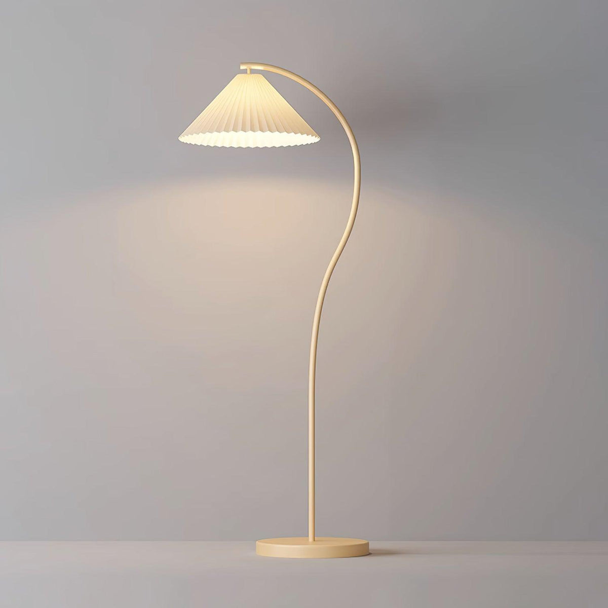 Arc Pleat Floor Lamp