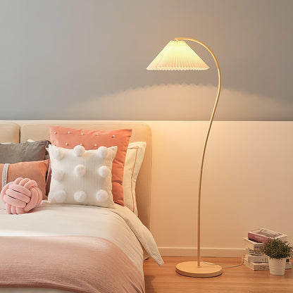Arc Pleat Floor Lamp