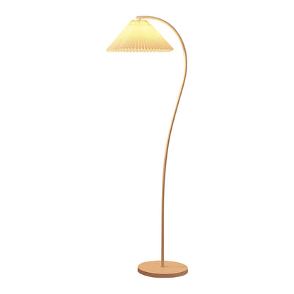 Arc Pleat Floor Lamp