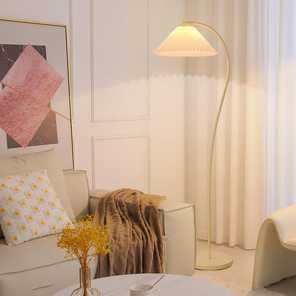Arc Pleat Floor Lamp