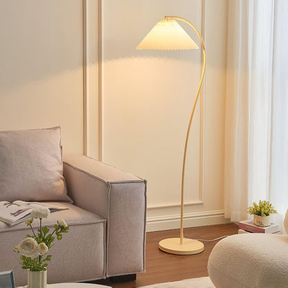 Arc Pleat Floor Lamp