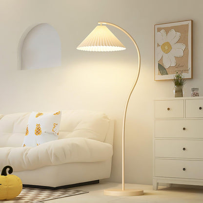 Arc Pleat Floor Lamp