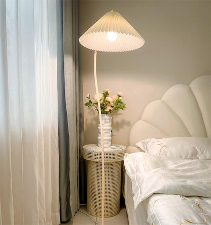 Arc Pleat Floor Lamp