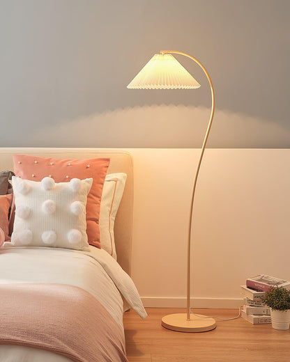 Arc Pleat Floor Lamp