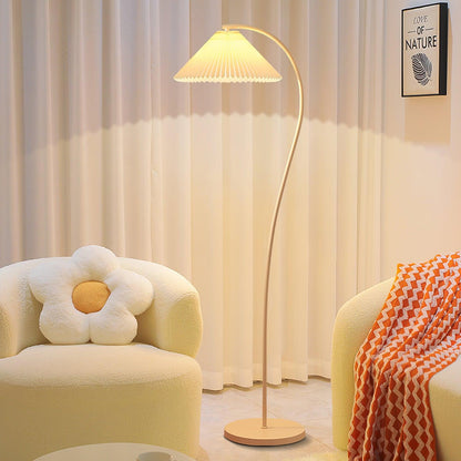 Arc Pleat Floor Lamp