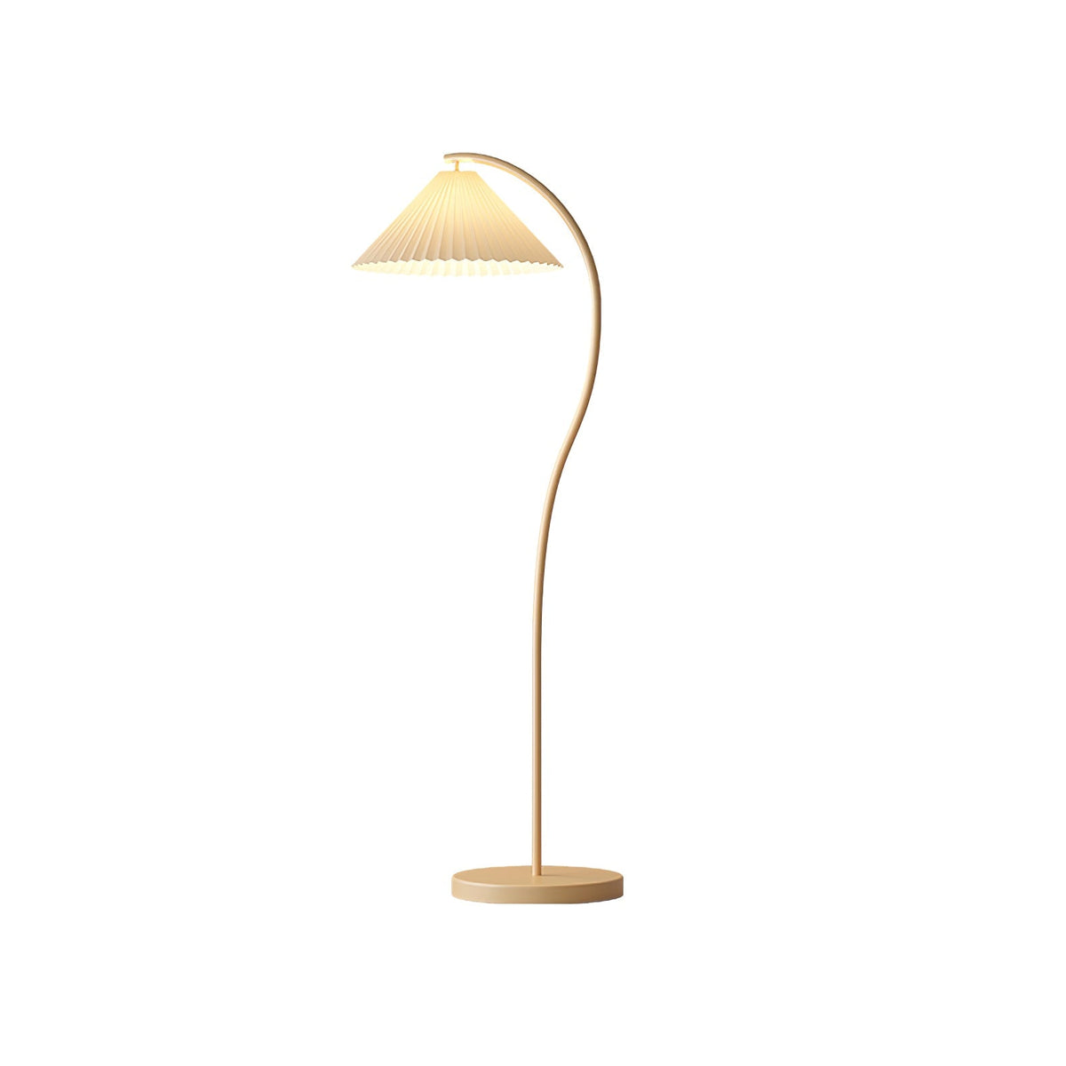 Arc Pleat Floor Lamp
