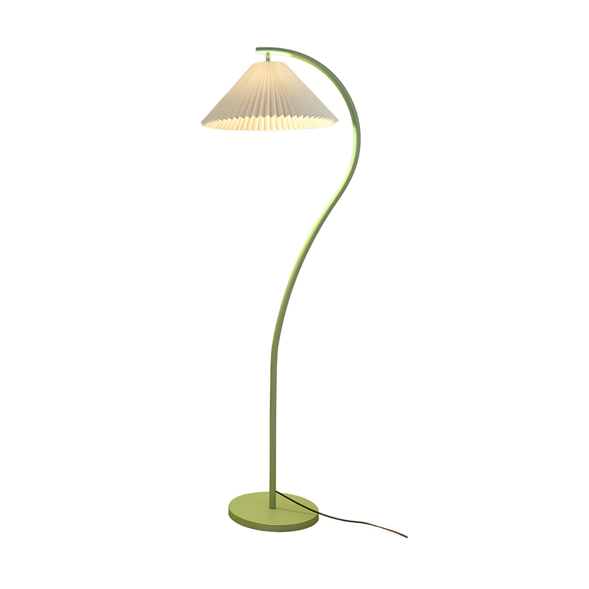 Arc Pleat Floor Lamp