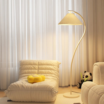Arc Pleat Floor Lamp