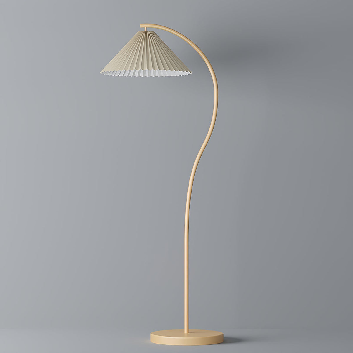 Arc Pleat Floor Lamp