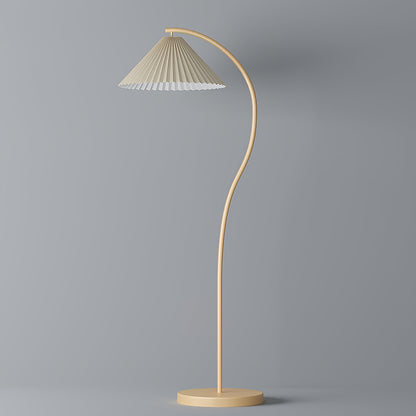 Arc Pleat Floor Lamp