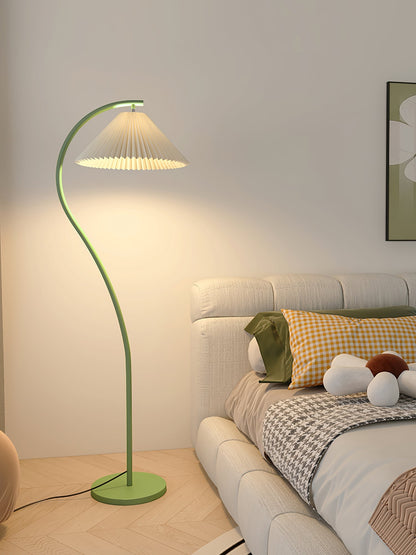 Arc Pleat Floor Lamp