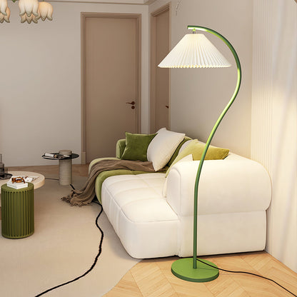 Arc Pleat Floor Lamp