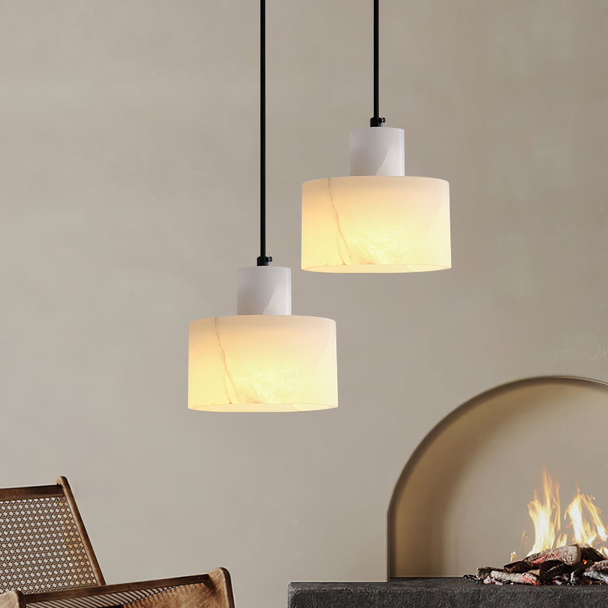 Vein Cylinder Pendant Light