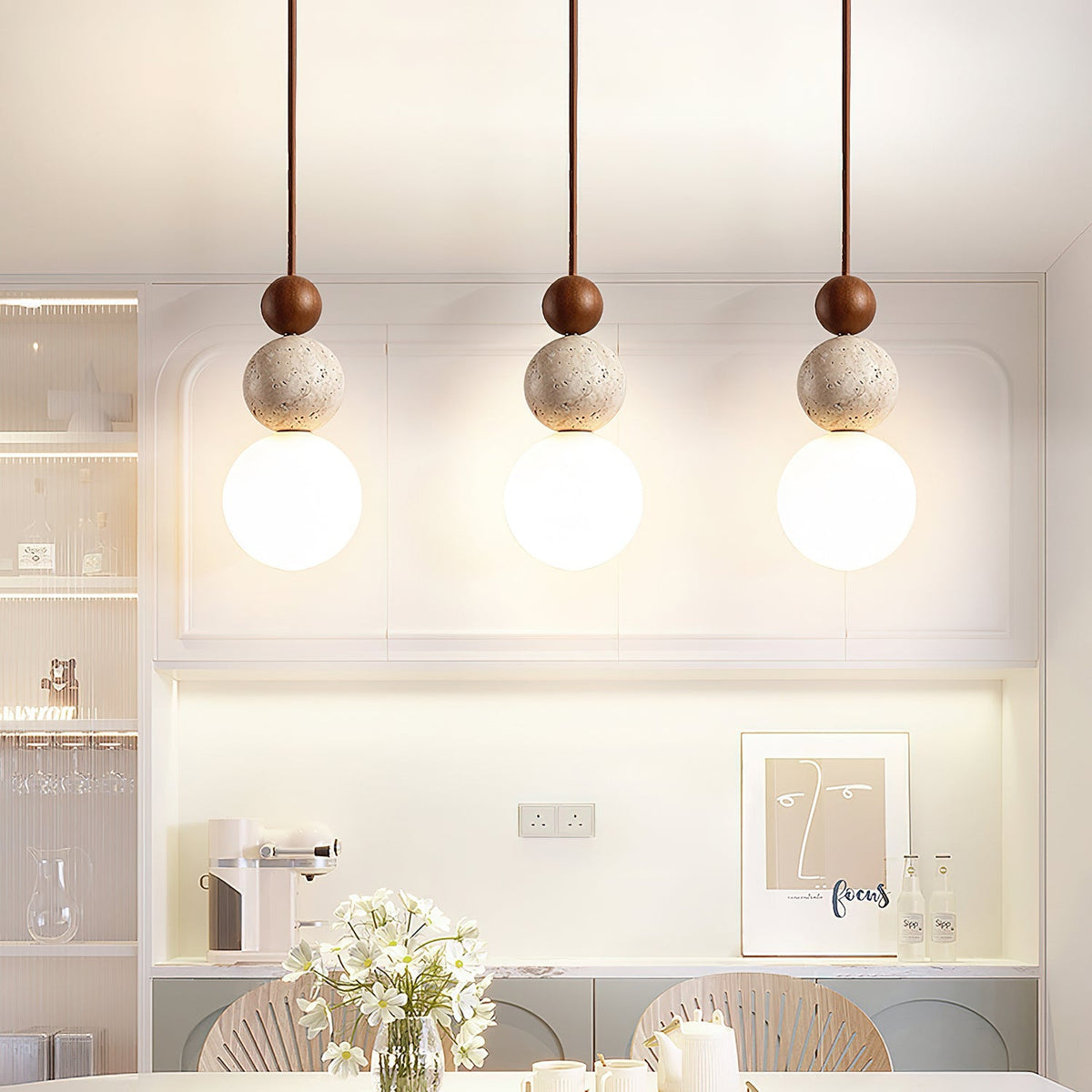 Cairn Stack Pendant Light