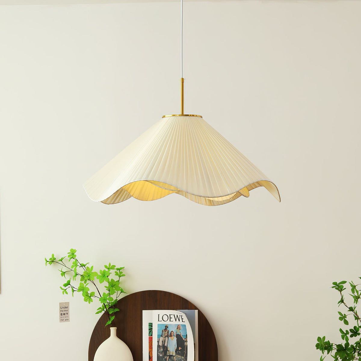 Fold Fabric Pendant Light