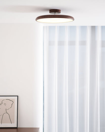 Timber Halo Ceiling Light