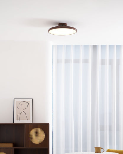 Timber Halo Ceiling Light