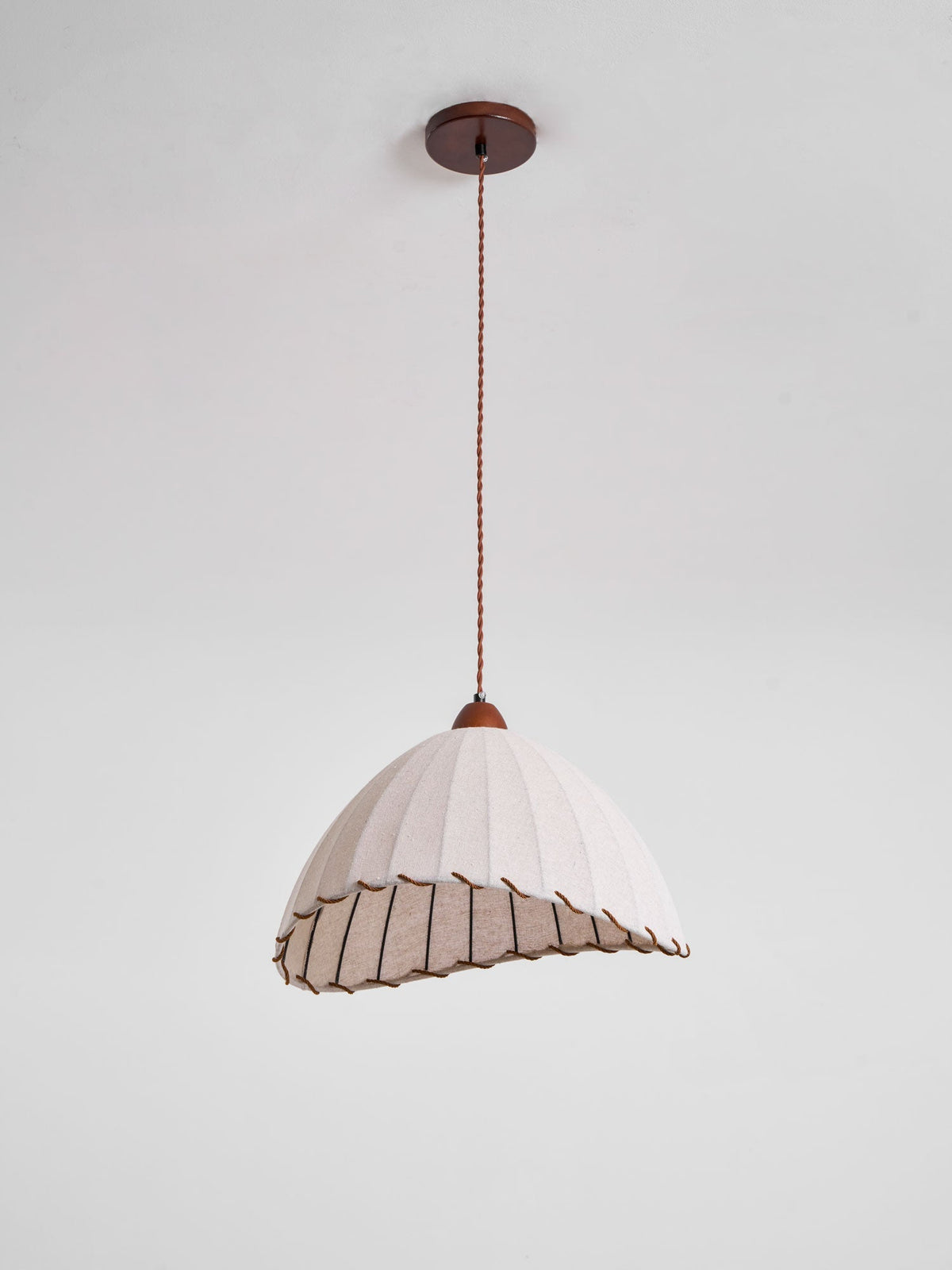 Woven Bell Pendant Light
