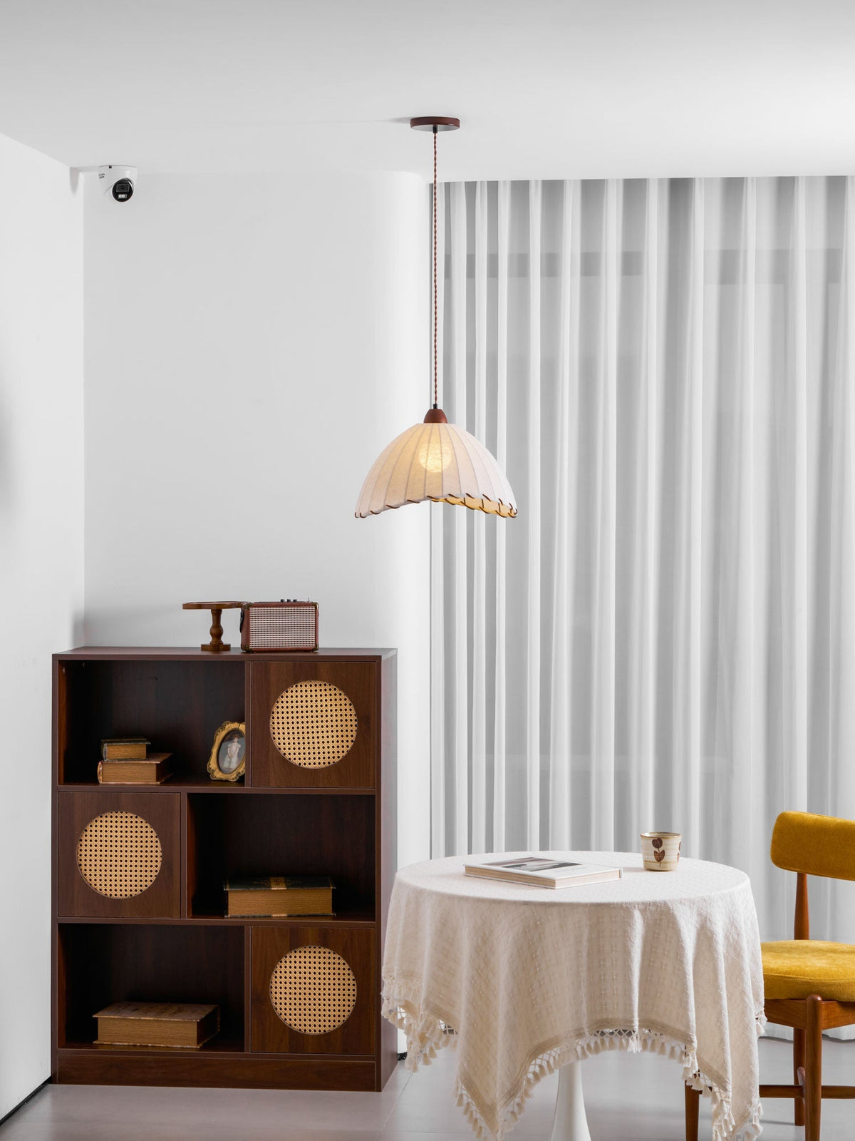 Woven Bell Pendant Light