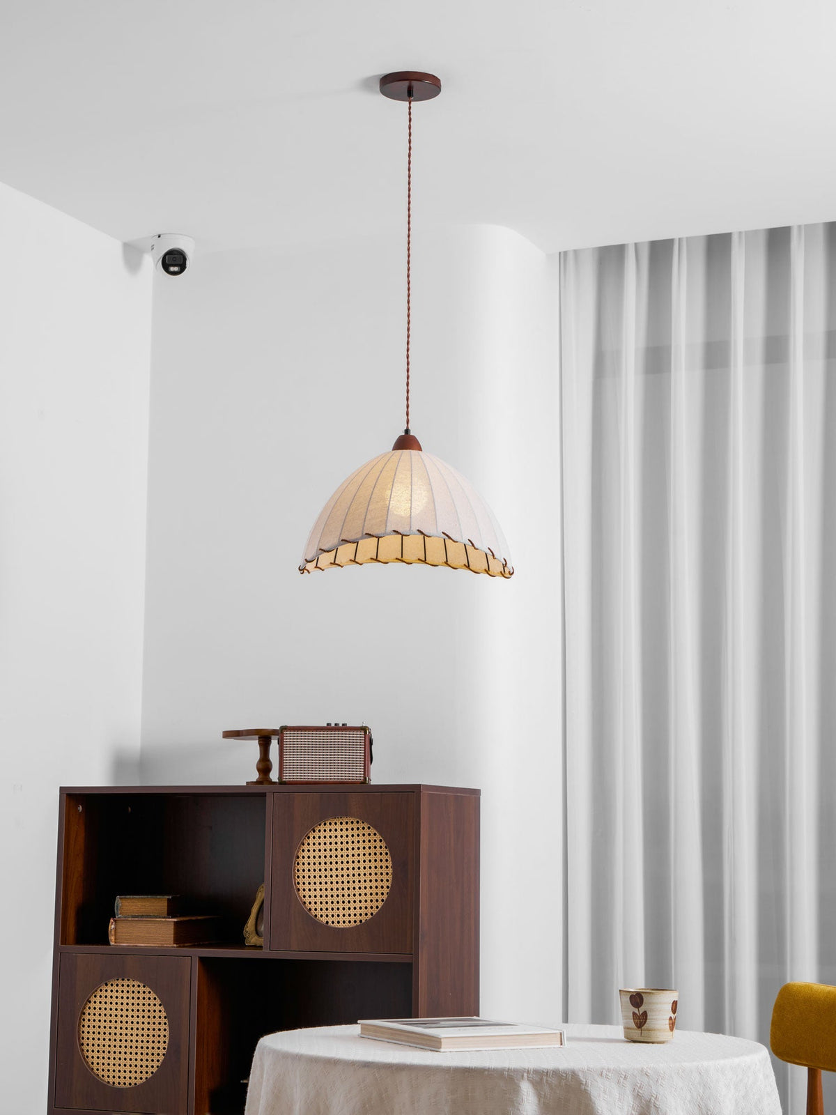 Woven Bell Pendant Light