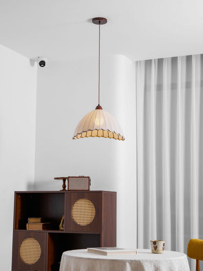 Woven Bell Pendant Light